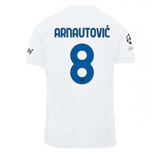 Fotbalové Dres Inter Milan Marko Arnautovic #8 Venkovní 2023-24 Krátký Rukáv